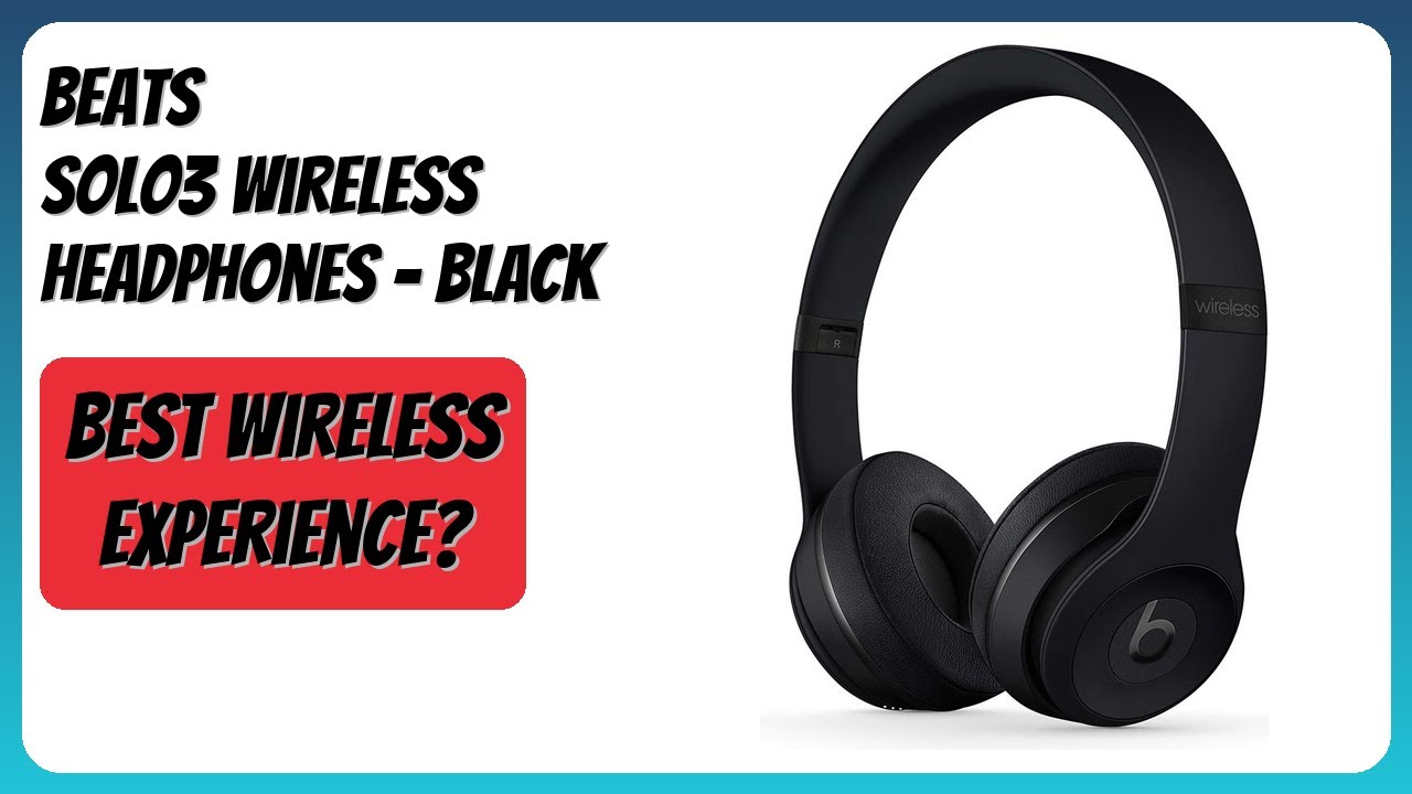 REVIEW (2026): Beats Solo3 Wireless Headphones - Black. Features