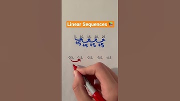 Linear Sequences 📚 #Shorts #math #maths #mathematics
