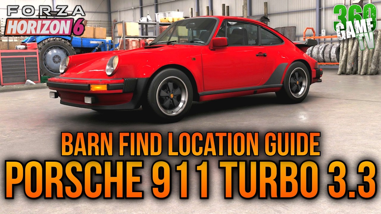 Forza Horizon 6 Porsche 911 Turbo 3.3 1982 Location - BARN FIND