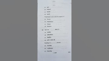 Vikram University Ujjain B.com/BCA/BBA 1st Year Subject - Personality Development Paper 2023-24