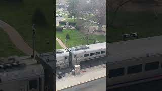 NJT #4204 #shorts #viral #railway #railfans #railfanning #railfanner #westwood #stopping #geep #horn