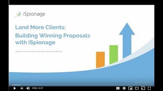 Land More Clients: Building Winning Proposals with iSpionage