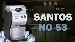 SANTOS NO53 BUZ KIRMA MAKİNESİ ÖZELLİKLERİ KULLANIM//santos no53 ice crushed machine use of features