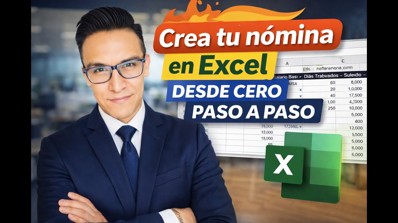 Cálculo de Nómina 2026 Excel (Desde Cero)