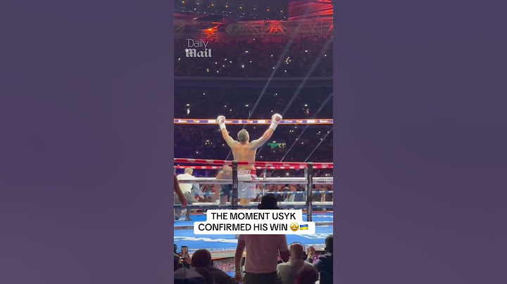 WHAT A KNOCKOUT… the moment Oleksandr Usyk beat Daniel Dubois was some showing 🤩🥊 #boxing #dubois