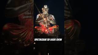 #3d laser#laser show #statueofequality #ramanuj #hyderabad