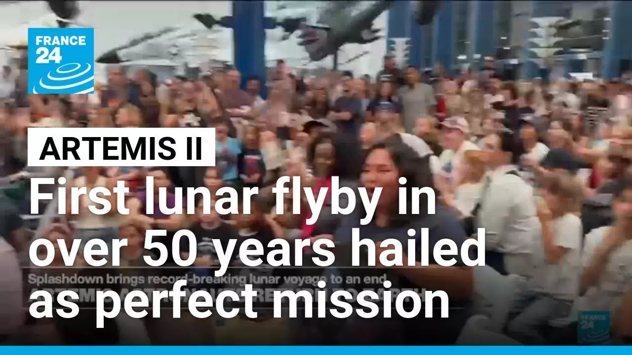 First lunar flyby in over 50 years hailed as perfect mission • FRANCE 24 English
