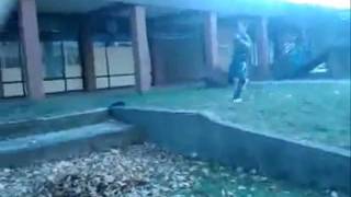 frontflip 180 on grass