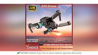 2024 E88Pro RC Drone 4K Professinal With 1080P Wide Angle HD Camera Foldable Helicopter WIFI FPV Hei