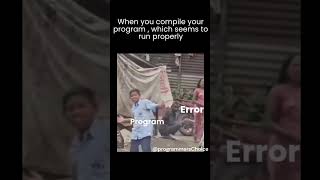Compiled with 1000% confidence, Crushed by Runtime Error #codingmemes #coder #compilation #python
