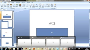 How to Make a maze on powerpoint, 2010, 2007,2003
