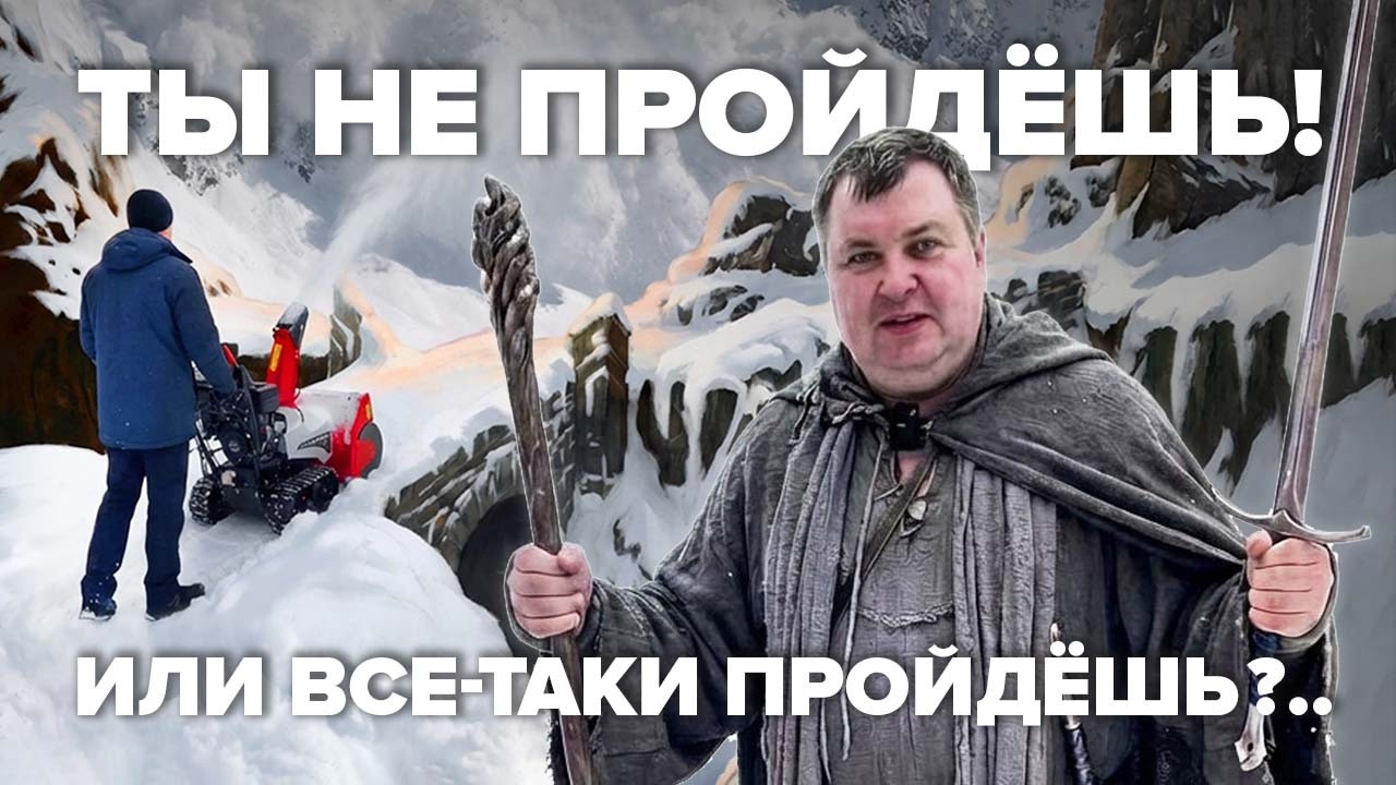 😤 Вас тоже бесит, когда дорожки завалены снегом?