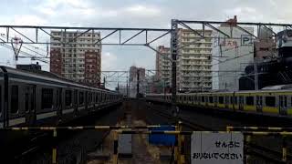 【鉄道動画】433 E217系 総武快速線 快速列車 錦糸町駅 発車