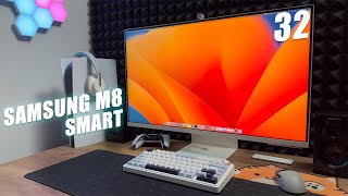 4K монітор для MacBook Pro M1 та PS 5. Samsung 32 M8 Smart.