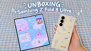 Unboxing Samsung Galaxy Z Fold 8 Ultra Cream | Kirby Customisation