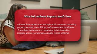 What “Free Address Lookup” Really Means?