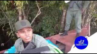 Incidente con miembros de la Guardia Nacional de Venezuela en el río Guanía, en Colombia