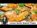 Spicy lemon garlic baked tilapia recipe