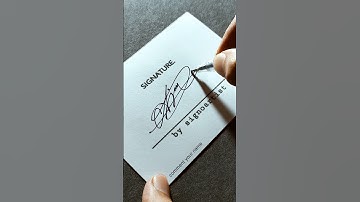 ajay signature style how to sign letter a #signoartist #signature