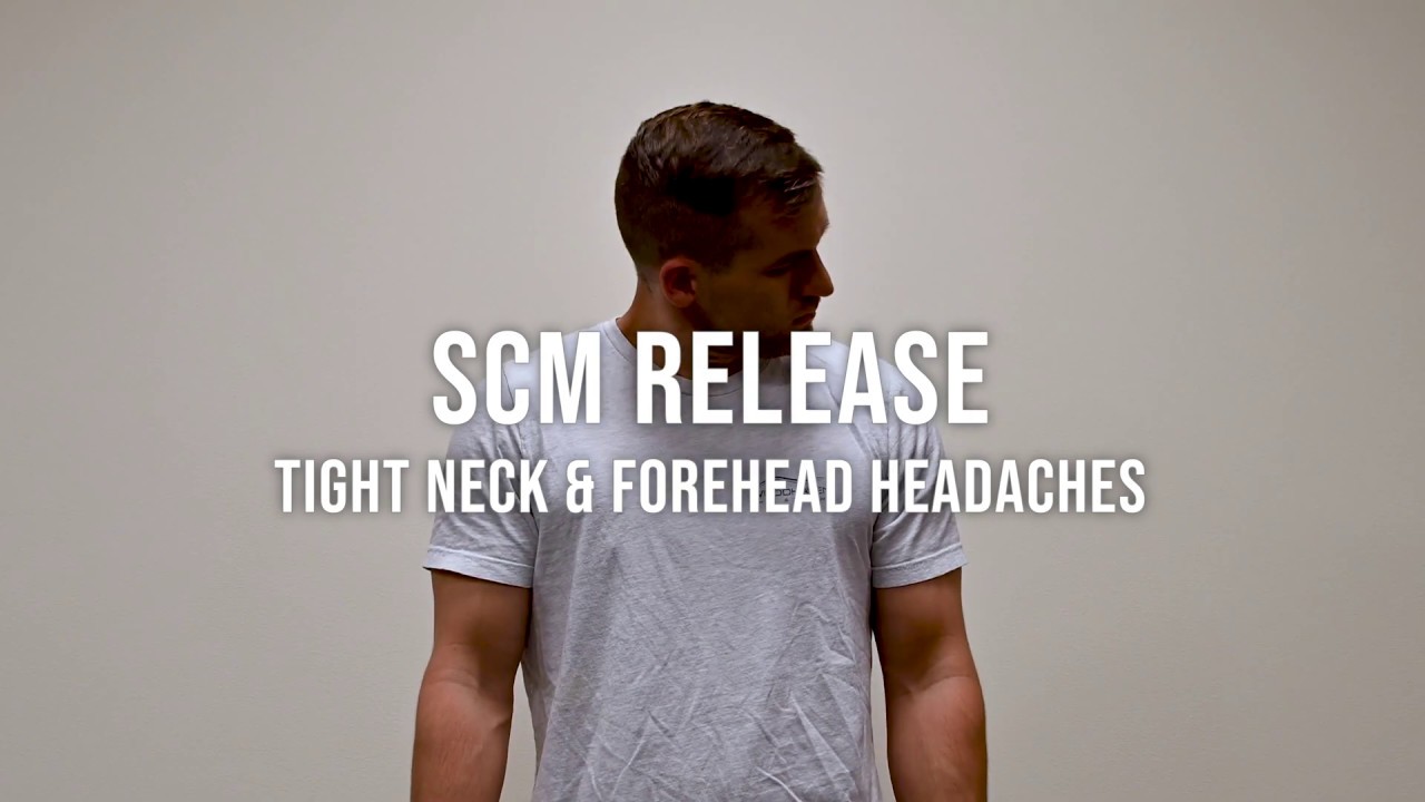 SCM self-release (tight neck & forehead headaches) - YouTube