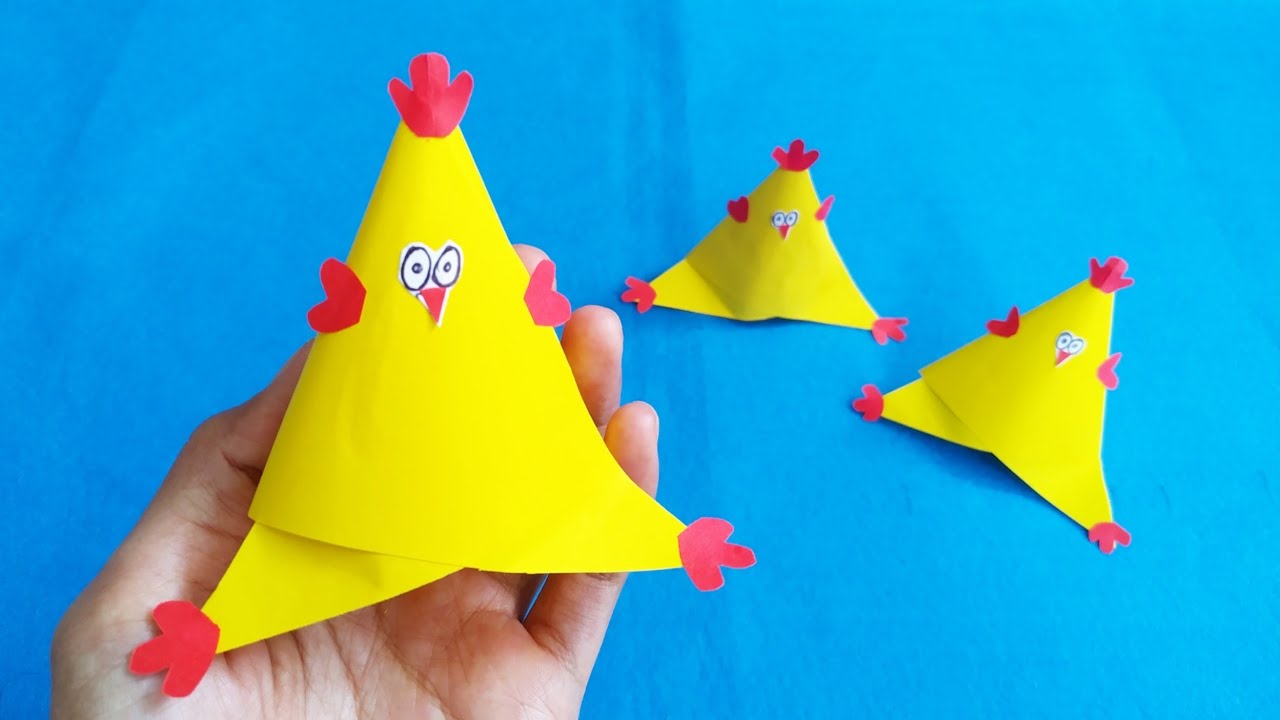Cute origami  for kids kerajinan  tangan dari kertas 