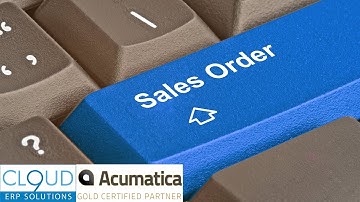Acumatica - How to Create Sales Order