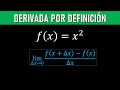 Derivada por definición - Ejemplo 2  👉f(x)=x^2
