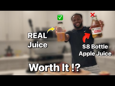 8 Martinelli's Apple vs 5 Fresh Apples Which One's a Scam Is Juicing Your Own Fruit Worth it