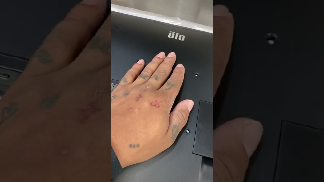 (ELO Monitor management) securing cables the right way.