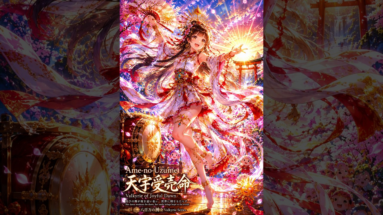 羽人の詩　Song of Hanebito junwato music 🎷 音の旅人😊Ame-no-Uzume . Valkyrie of Joyful Daw