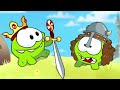 Om Nom Stories Hindi | Time Travel -The Middle Ages | S2 Ep 02 | Funny Cartoon For Kids|Cut The Rope