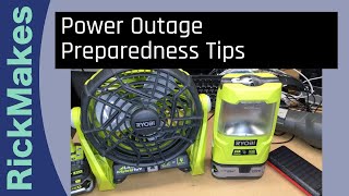Power Outage Preparedness Tips