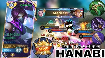 MANIAC‼️META HANABI🔥ROAD TO MYTHIC⏫NEW ATTACK SPEED BUILD💥WHO WILL WIN?#MLBB #SLSCOOBY #mlbb #hanabi