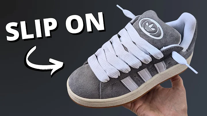 HOW TO LACE ADIDAS CAMPUS 00s WITHOUT TYING (2 Ways)