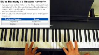 Video thumbnail of "Blues Harmony vs Western Harmony"