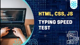 How to make typing speed test website with html, css, js | React JS | Deepti Hooda
