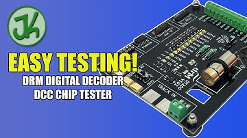 Easy DCC Decoder Testing! drM Digital Decoder DCC Chip Tester