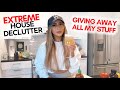 Giving away ALL MY CLOTHES to YOU + Decluttering my entire house!! VLOG