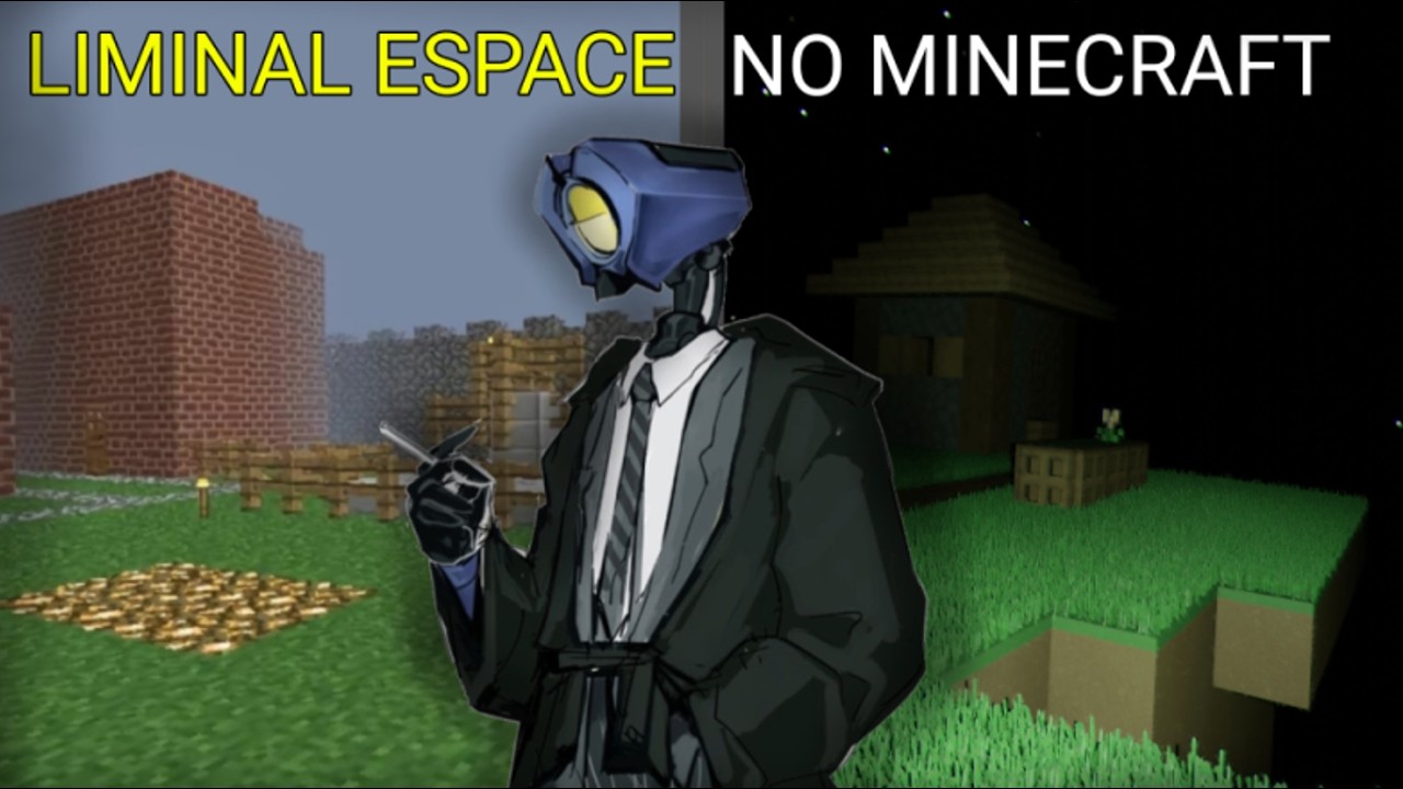 Os espaços liminares do minecraft são incriveis