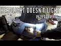 Fixing Headlight Light Issues - 1979 C3 Corvette