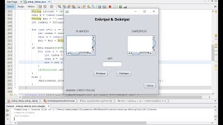 Aplikasi Enkripsi - Dekripsi (Neatbeans Java)