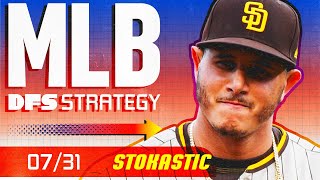 MLB DFS Strategy (Monday 7\/31\/23) | DraftKings \& FanDuel Daily Fantasy Baseball Picks \& Lineups