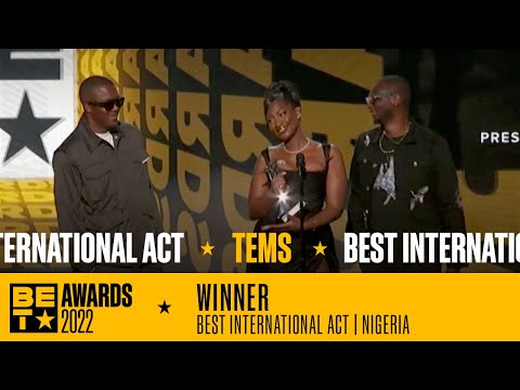 Shoutout To Tems Who Keeps Making Waves Across The World! | BET Awards '22