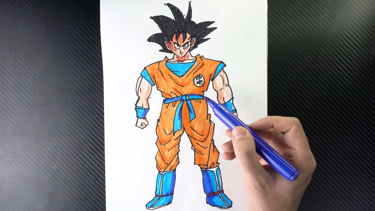 Easy Son Goku drawing | Dragon Ball Drawing Tutorial for Everyone