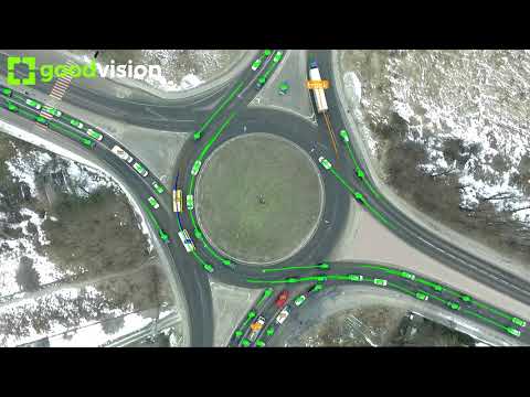 GoodVision traffic video analytics from drone in Ukraine