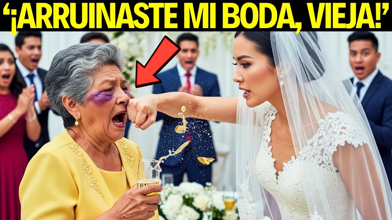 SU NUERA LA GOLPEÓ FRENTE A TODOS EN LA BODA… PERO LA ABUELA SE VENGÓ CON ALGO QUE MARCÓ LA NOCHE