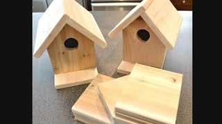 Kuş evi nasıl yapılır? / wooden bird house making