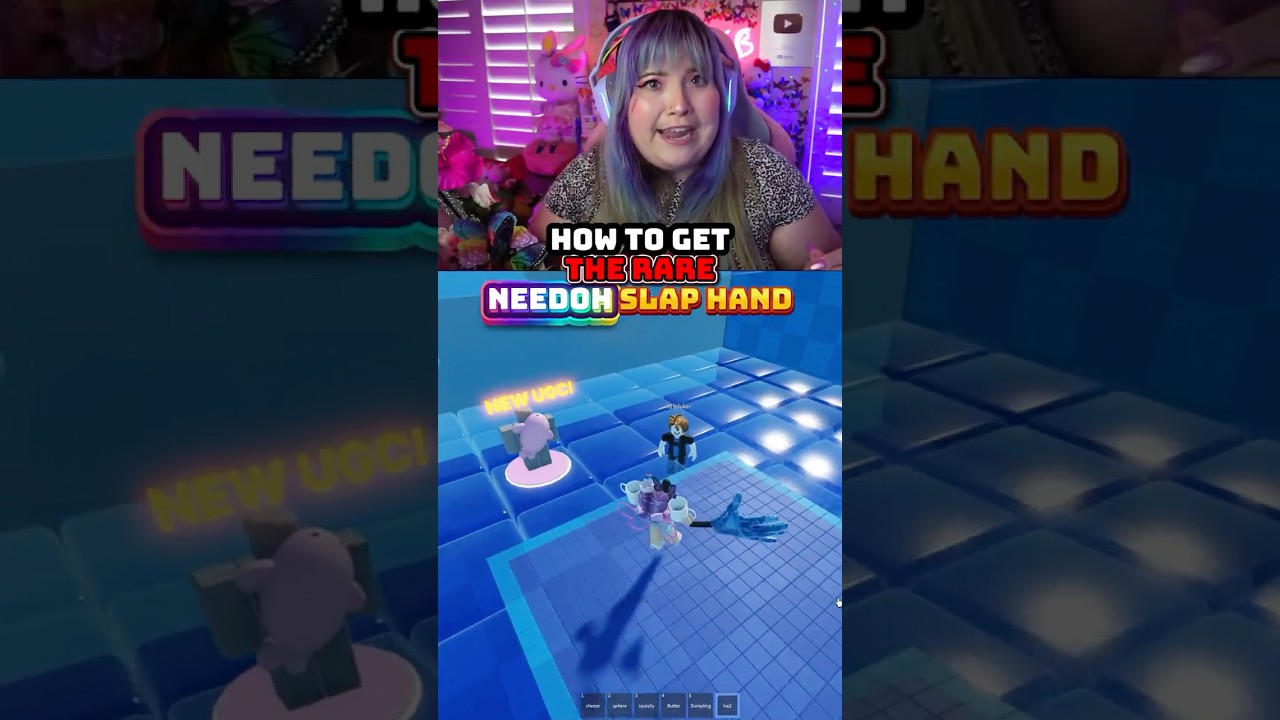 HOW TO GET THE RARE NEEDOH SLAP HAND IN NEEDOH TOWER ROBLOX! 😲