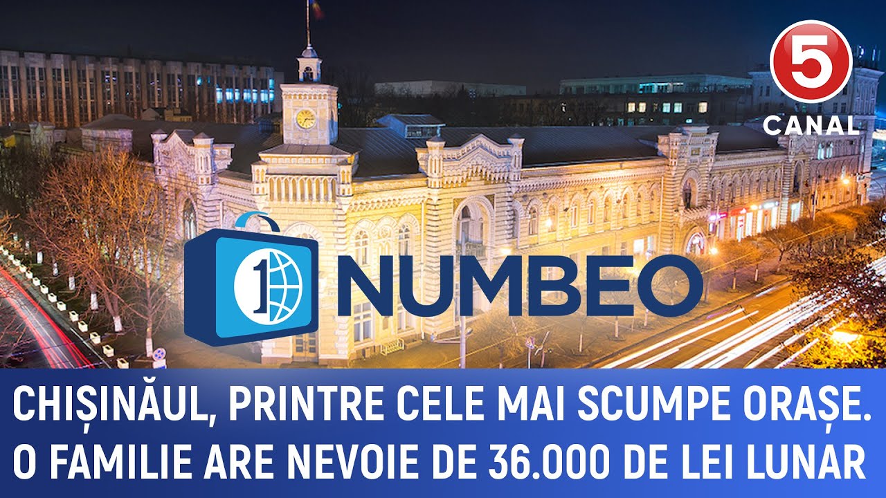 Chișinăul, printre cele mai scumpe orașe. O familie are nevoie de 36.000 de lei lunar