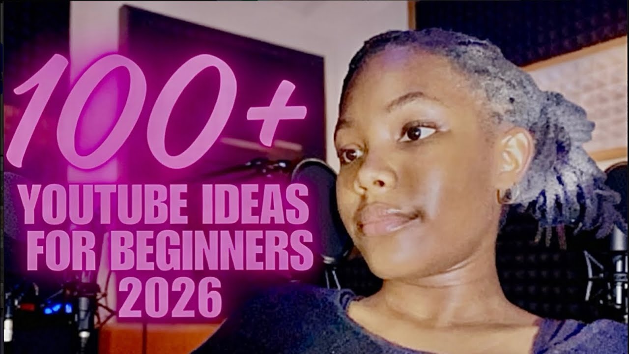 100+ YouTube ideas for beginners in 2026 + Tips | content creator guide |